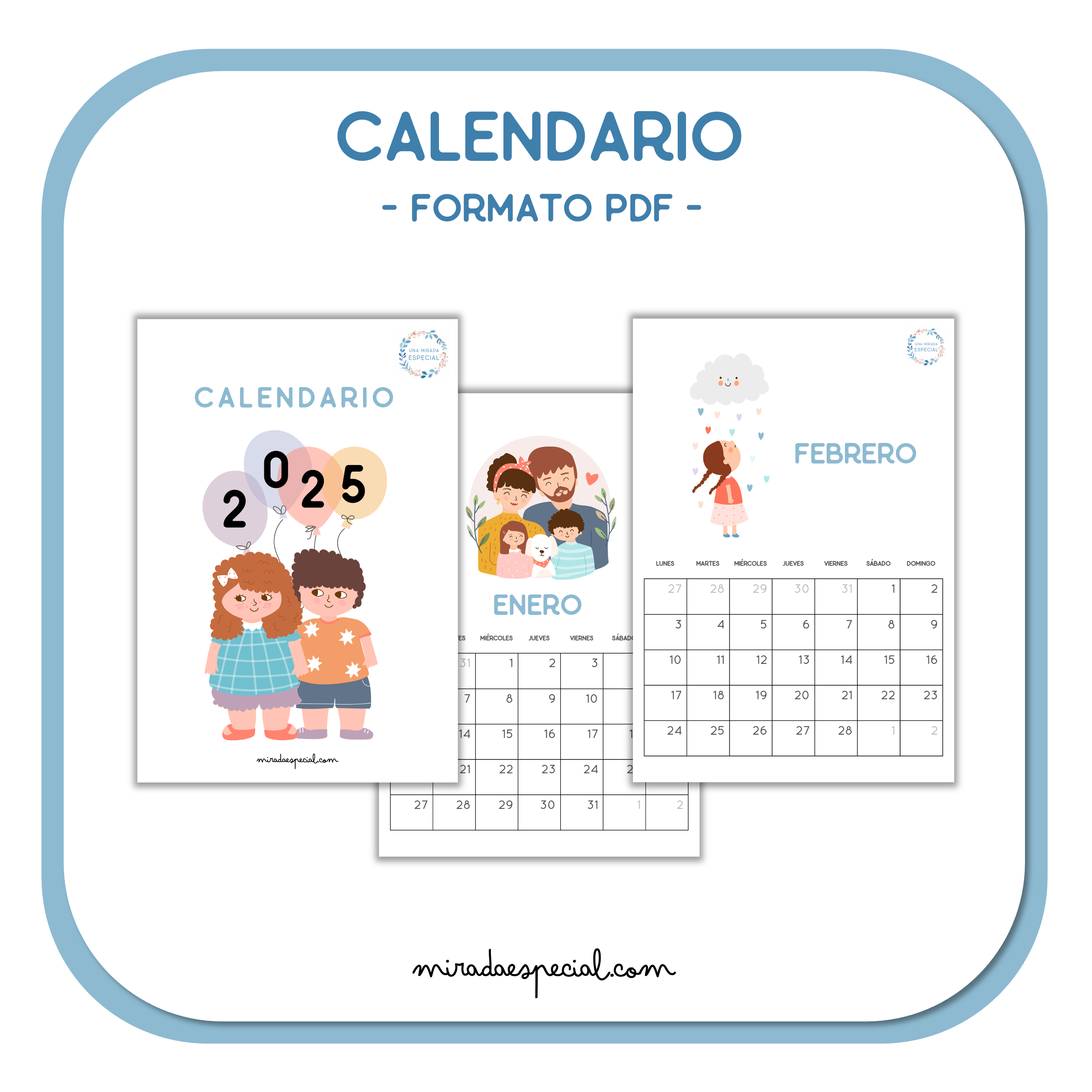 CALENDARIO 2025 - IMPRIMIBLE